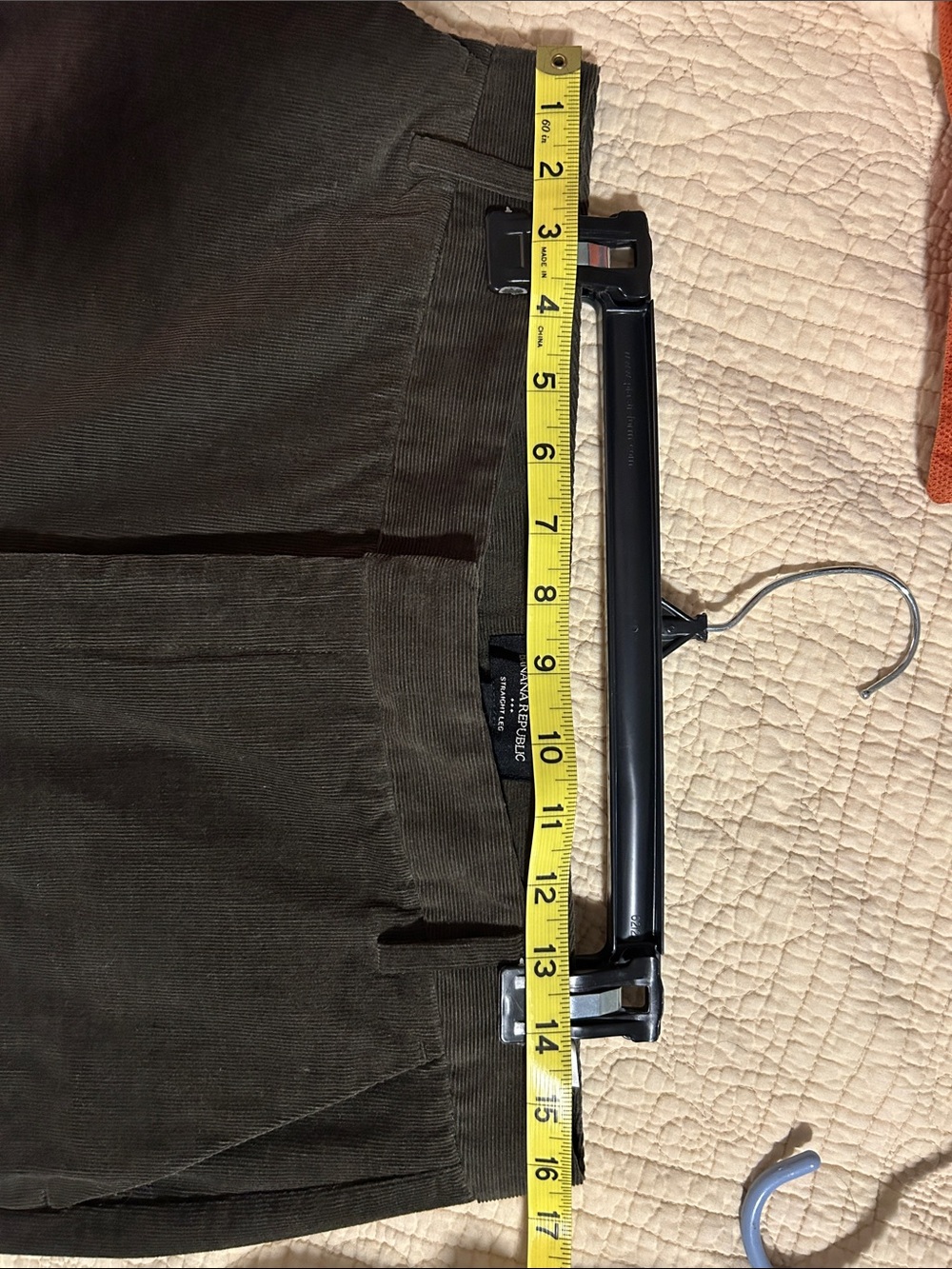 Banana Republic Dark Green Corduroy Women's Trousers
